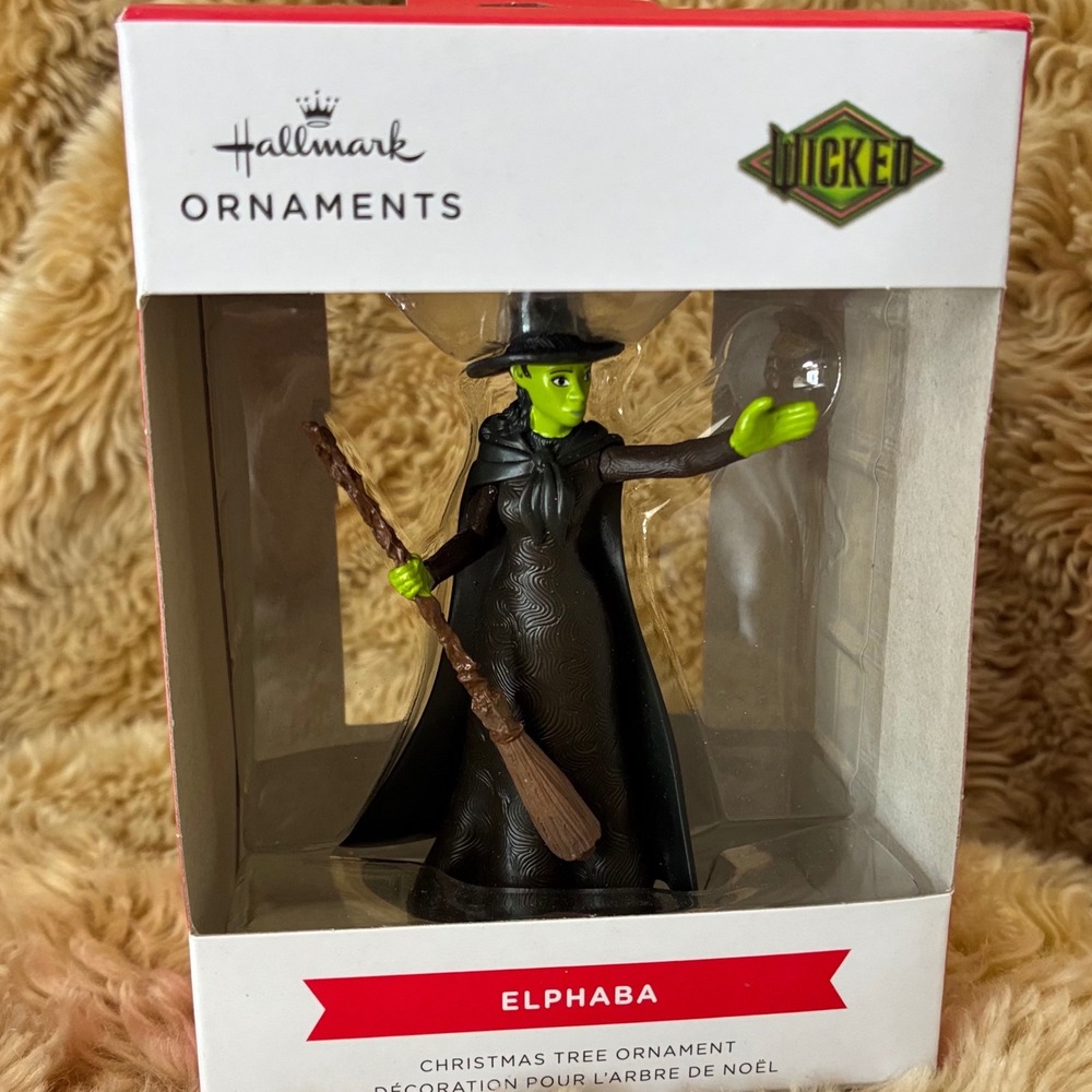 Hallmark Wicked Elphaba Christmas Ornament Broadway Musical Witch Figure Gift
